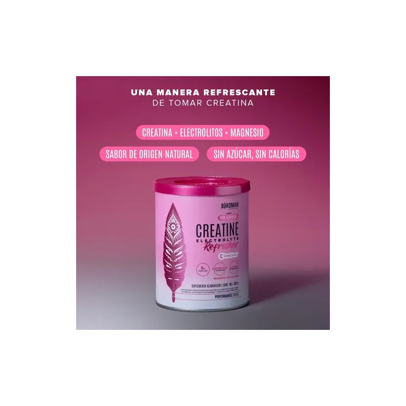 Birdman Creatine Refresher | Creatina Monohidratada con Electrolitos, Magnesio y