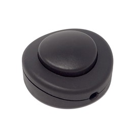 Foot Switch Black Diameter 65 x 30 for Round Cable 250 V/2 A Cord Switch Foot Pedal Switch