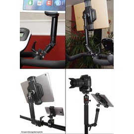 Photecs Pro-S Tripod Extension with Knee Joint, Adjustable Telescopic Boom, Mini Monopod with 3/8 Inch Female Thread and 1/4 Inch Male Thread, Includes 1/4 Inch to 3/8 Inch Thread Adapter