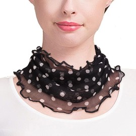 Aiyuga Women's Neck Cover, UV Cut Silk, 100% Anti-Burn Protection, Cold Protection, UV Protection Goods, NO-3