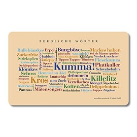 Breakfast Board Bergische Wörter, Chopping Board with Mouthart from the Bergische Land – A Great Gift Idea