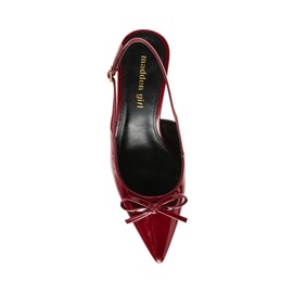 Madden Girl Women's Vogue Pump, Dark Cherry Patent, 8