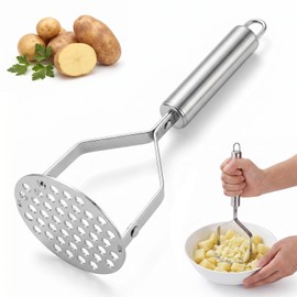 Starfa lab Potato Mashers Food Grade Stainless Steel,Dishwasher Safe