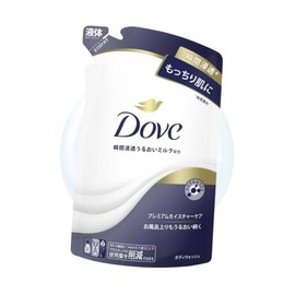 Dove Body Wash, Premium Moisture Care, 11.2 oz (330 g), Refill, Moisture, Soft Floral Scent, Package with Original Logo, M