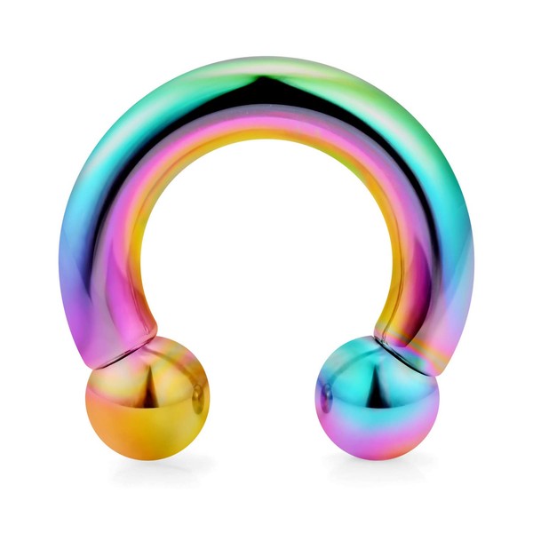 Briana Williams PA Ring Horseshoe Circular Barbell Stainless Steel Internally