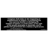 EvolveFISH First Amendment Bumper Sticker - [11" x 3"]