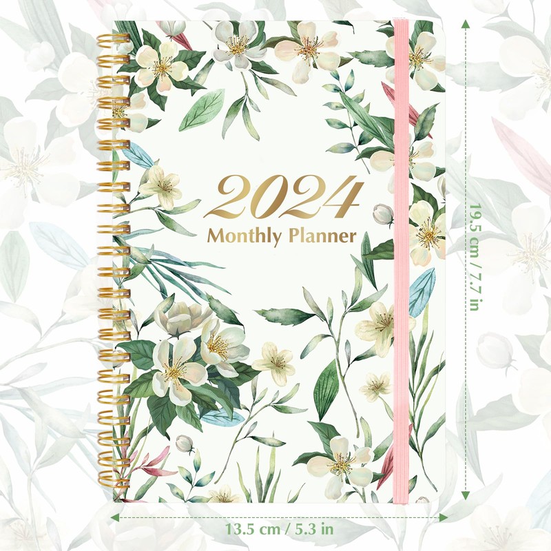 2024 Diary A5 Diary Week to View from Jan,2024 to