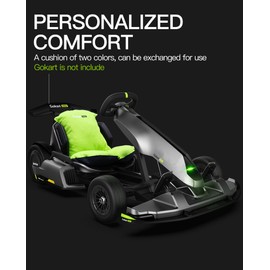 stio Gokart Cushion Comfortable Backrest Seat Compatible with Segway Ninebot GoKart Pro and Gokart Kit Soft Pillow for Go Kart Pro Kit Karting Accessories (NOT Come with A GOKART)