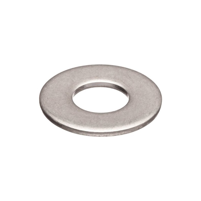Small Parts M8D125A Steel Flat Washer, Zinc Plated Finish, DIN