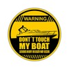 siviwonder Car Sticker Sport Boat Dont Touch My Boat Funny