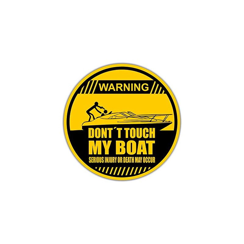 siviwonder Car Sticker Sport Boat Dont Touch My Boat Funny