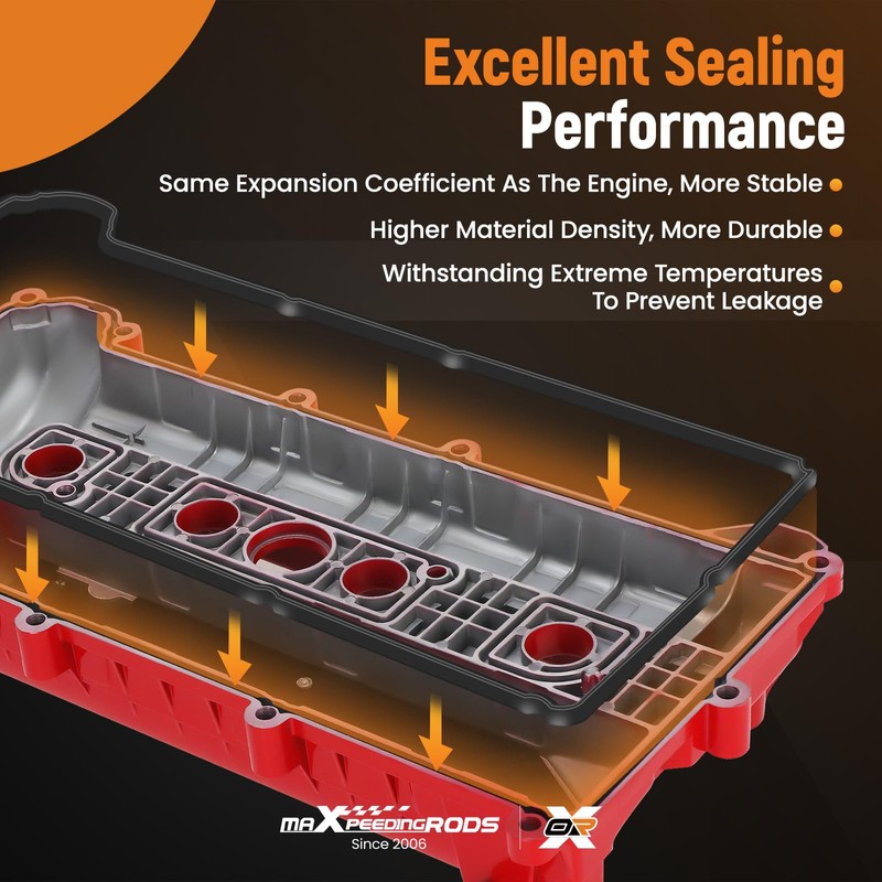 maXpeedingrods Upgraded Aluminum Engine Valve Cover for Ford Escape Focus