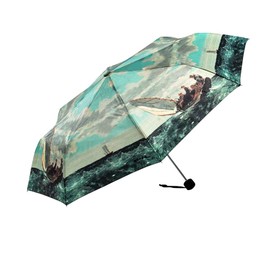 LUCKYWEATHER Mini Women's / Men's Pocket Umbrella Breezing Up I Pocket Umbrellas Small and Stable and High-Quality Workmanship I Umbrellas with UV Protection