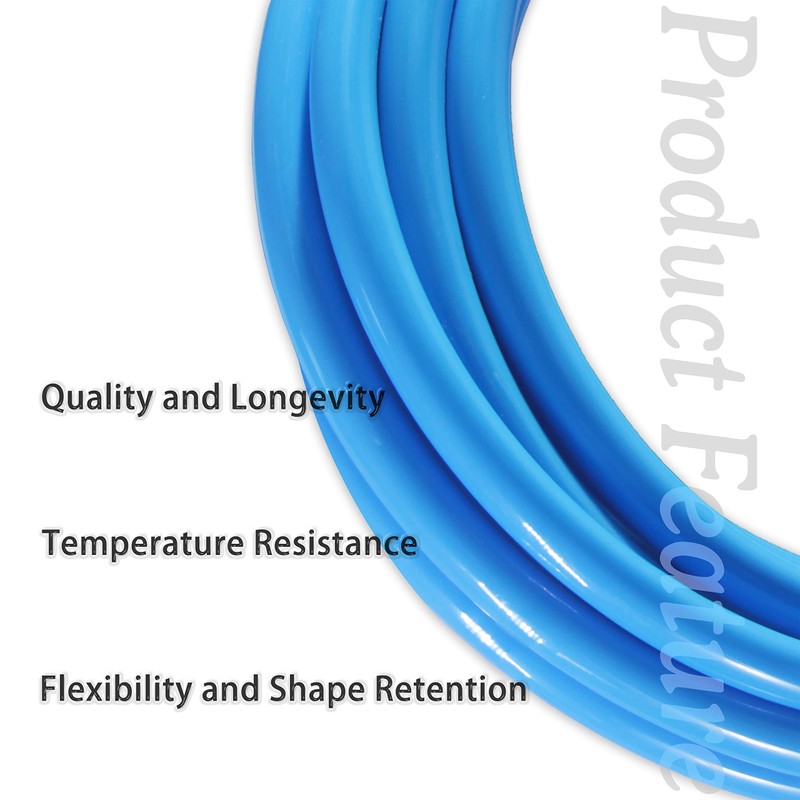 MSAEIQUN Pneumatic Tubing Blue Polyurethane PU Air Hose Pipe Tube