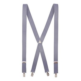 Cencibel Smart Casual Plain Braces - Silver - One size