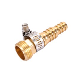 Universal Male Thread 5/8 3/4 1/2 Inch Garden Hose Repair Mender with Clamps