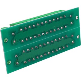 Zodazoqa 2 x 3 A Power PCB Stromverteiler 12 Paar Ausgangsanschlüsse für Modelleisenbahn, Miniatur-Stadtmodell