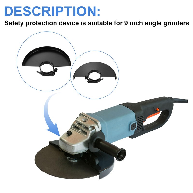 sourcing map Grinder Guard 9" 245mm Dia Metal Adjustable Angle
