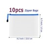 AUSTARK 10 Pcs Zipper File Bags, Waterproof Plastic Mesh Pouch