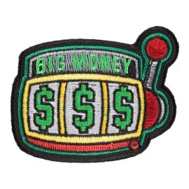 PatchStop - World's Largest Patch Store Big Money Winning Slot Machine Patch, Gambling Patches