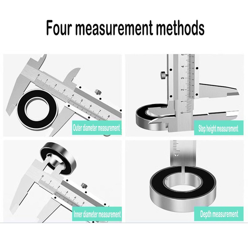 Vernier Caliper, 0-150mm High Precision Stainless Steel Calipers Measuring Tool