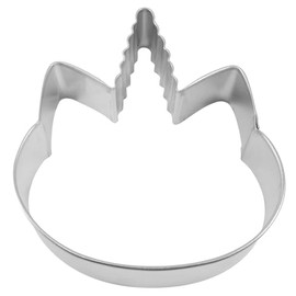 R&M Unicorn Face 4.5" Cookie Cutter-Baking Tool for Cookies, Fondant & Crafts