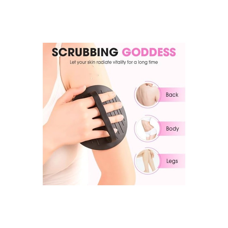 Guantes Exfoliantes de Goma Blanda y Silicona para Ducha -