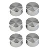 6Pcs Metal Gas Stove Knobs, 6mm Cooker Control Switch Knobs