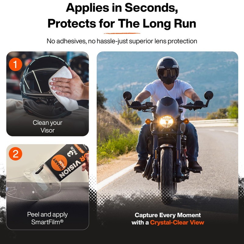 Armor Vision 62mm Smart Film Goggle Lens Cover Protector -