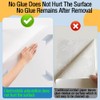 Electrostatic Absorption Tabletop&Countertop Protective Film 17.3inch*16.4FT Transparent No Glue Removable