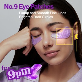 numbuzin No.9 Eye Patches | NAD+ Collagen Under Eye Patches | Dark Circles, Cooling, Puffy Eyes, Eyebags, Wrinkles | Peptides, Caffeine, Niacinamide | Self Care, Gift | 5 Pairs, 10 Patches