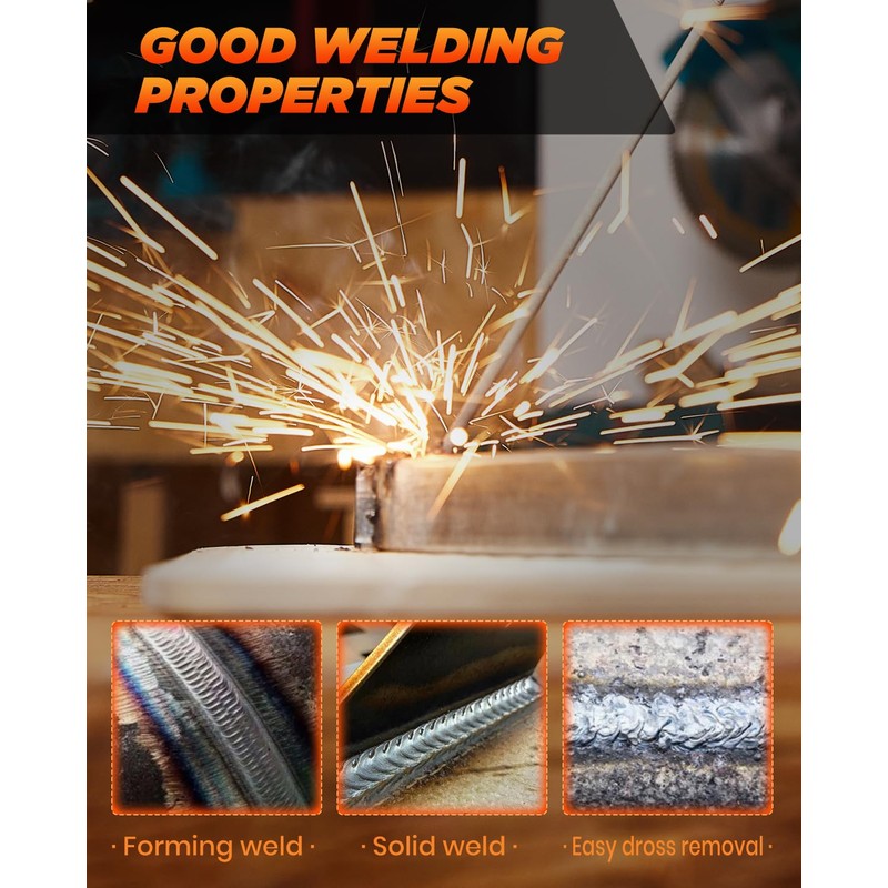 Saker E6013 Welding Rod 5/32'' 5LB Carbon Steel Stick Welding