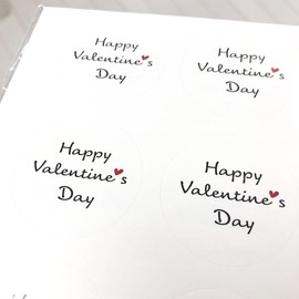 Valentine Stickers (yori0021 (1.6 inches (40 mm) 24 pieces))