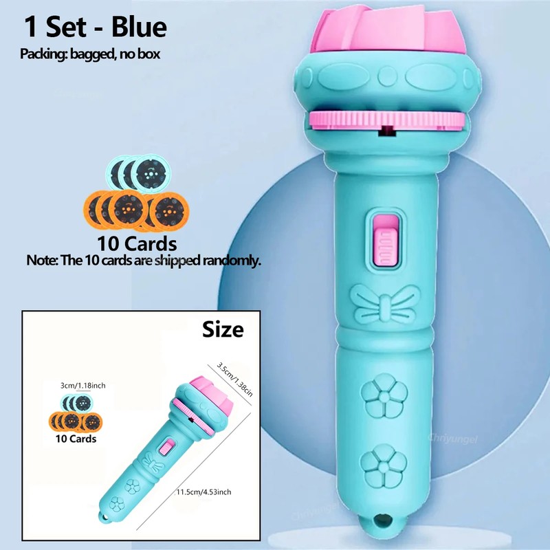 Kids Animal Projector Flashlight for Bedtime Play – Focusable Story