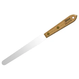Albion Classic Hardwood Handle Tapered Caulk Spatula 5 Inch Stainless Steel Blade