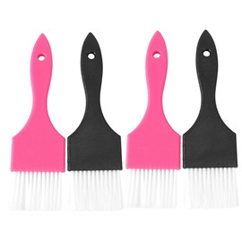 LALAFINA 4pcs Hair Dye Brushes for Household Salon Use Tinting Applicator Tools Comfortable Handles for Hair Coloring and Treatments Essential Styling Accessories