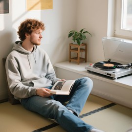 Record Player Needle Replacement for AT-VMN95E, JUKFITA Turntable Stylus Compatible with AT-LP120X, AT-LP120X-USB Turntables, Include 1 Cleaning Brush