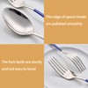 LKTDYMEG 20-Piece Blue Silverware Set 18/0 Stainless Steel Silverware Set