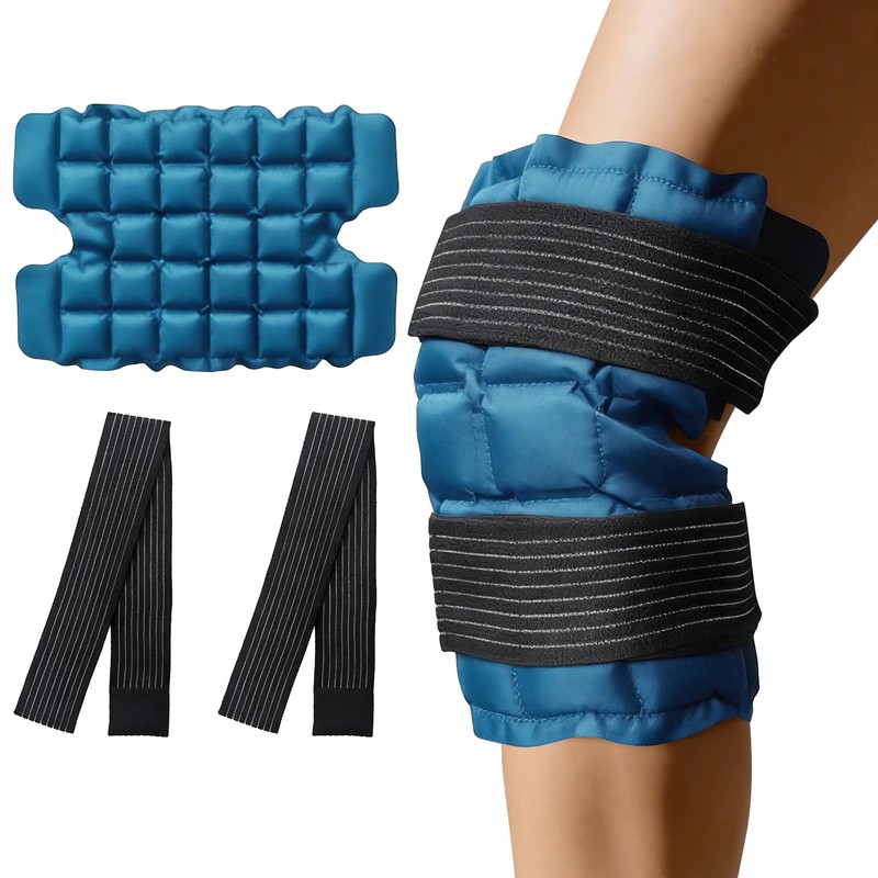 Reusable Knee Ice Pack Wrap for Hot & Cold Therapy