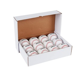 GKK Baseball 12 Pack Tballs Training Baseballs 9 inch TeeBall Safety Baseballs for Youth/Kids Baseball Soft Toss, Batting, Fielding, Hitting, Pitching, Practice(One Dozen)