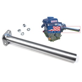Mud motor Exhaust Header pipe for Predator 79cc from Harbor Freight.