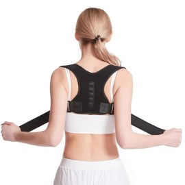 Unbranded Adjustable Posture Corrector Back Brace Straightener Belt For Men Women