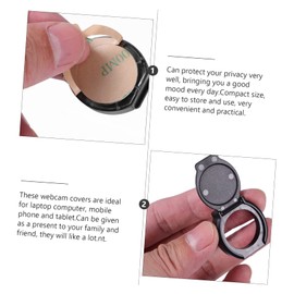 SHOWERORO 5pcs Webcam Privacy Cover Antispy Camera Lens Shield Easy Install Protection for Laptops Phones Tablets Durable Design