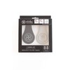Cloby CBY-CRF1-BLA Magnetic Clips Set of 2 Reflective Canvas Black/Grey