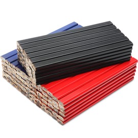 Epakh 120 Pcs Carpenter Pencil 7 Inch Flat Octagonal Hard Black Carpenter Marking Pencils Construction Pencils Contractor Pencils for Wood Working Tools Marking Concrete Marking (Blue, Green, Orange)