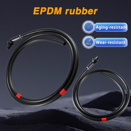 HIMARKLIF 2Pcs Front + 2Pcs Rear Sunroof Drain Tubes, Sun Roof Water Drain Pipes Hoses Compatible with Land Rover LR3 4.0L 4.4L 2005-2009 / LR4 3.0L 5.0L 2010-2015 Replace#:EEH500100 EEH500110