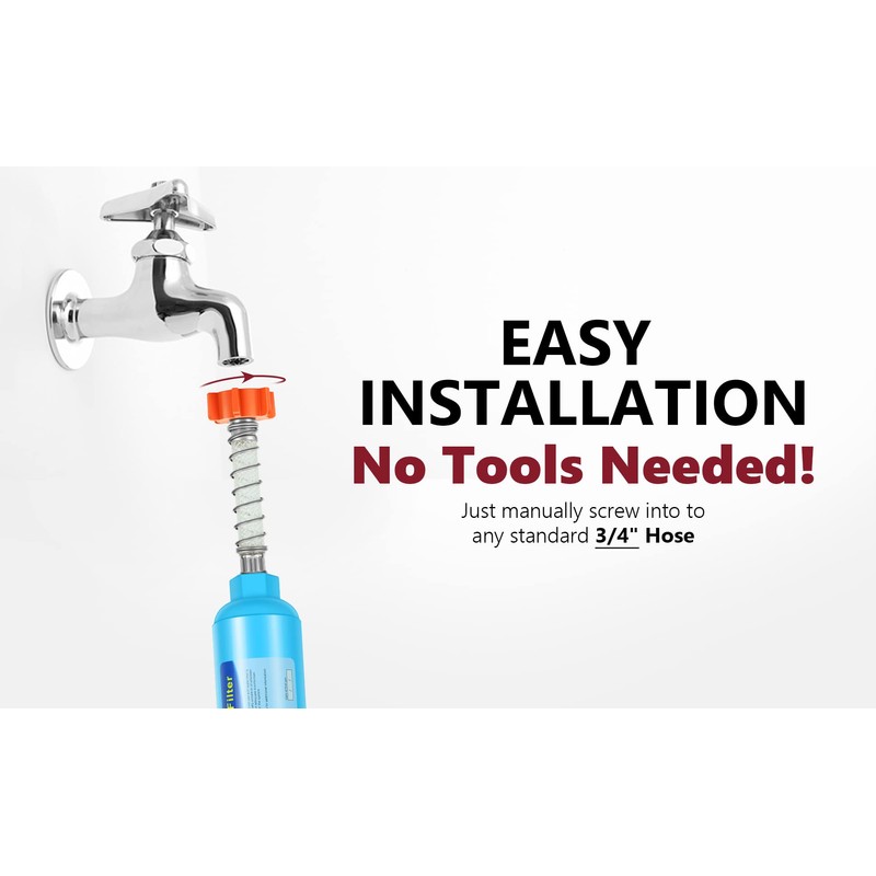 Livpow RV Water Filter and Hose Kit 2 Pack