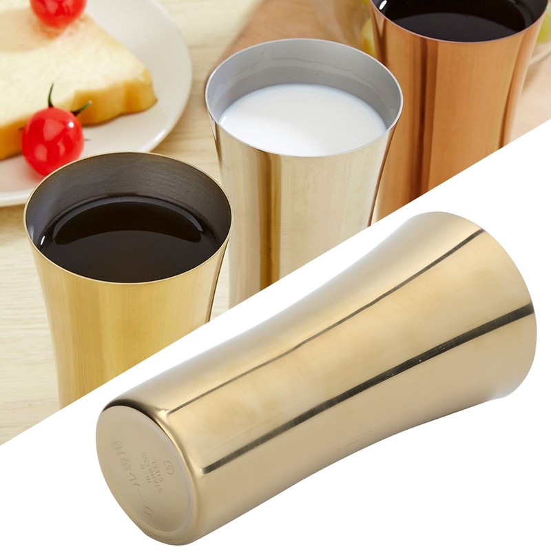Stainless Steel Decorative Water Cup Beer Cold Drink Juice Mug