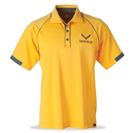 C7 Corvette Racing Aloha Snag Resistant Polo - Yellow : Stingray (XX-Large)