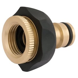 Draper DRA24646 Brass and Rubber Tap Connector, Multi-Colour, ((1/2" - 3/4")